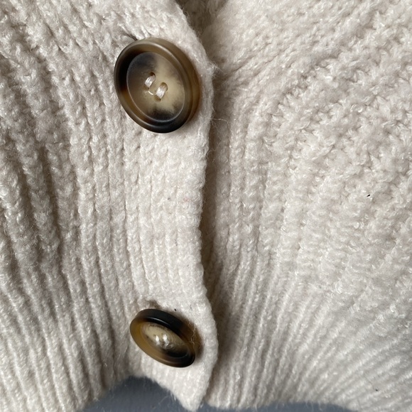 Cropped Button Up Cardigan - Picture 4 of 5